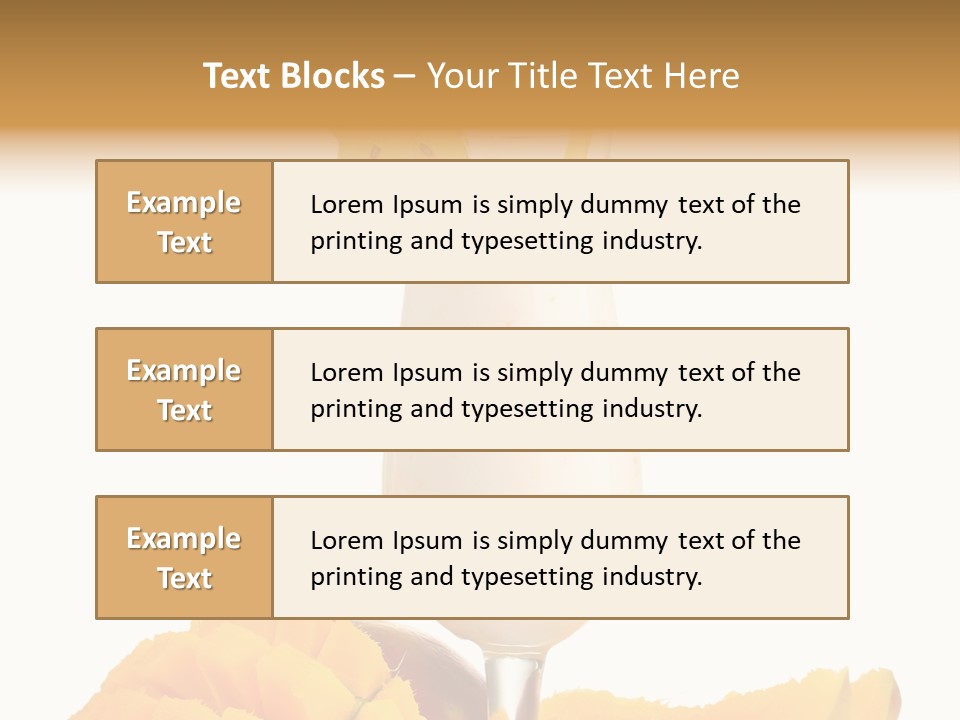 Cocktail Milkshake Smoothie PowerPoint Template