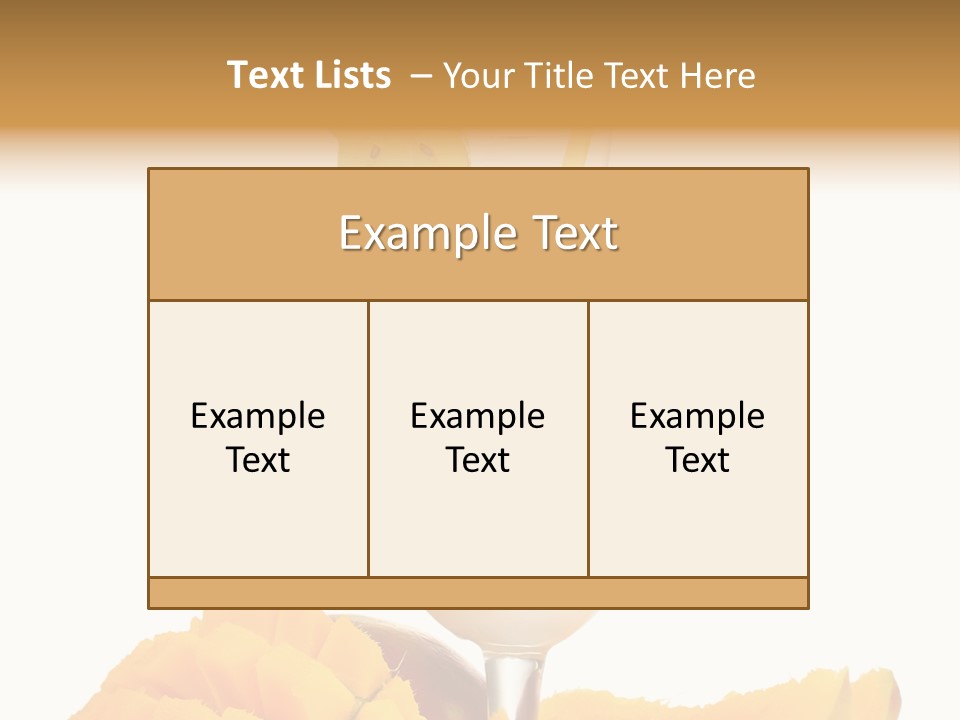 Cocktail Milkshake Smoothie PowerPoint Template