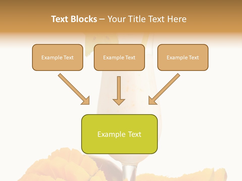 Cocktail Milkshake Smoothie PowerPoint Template