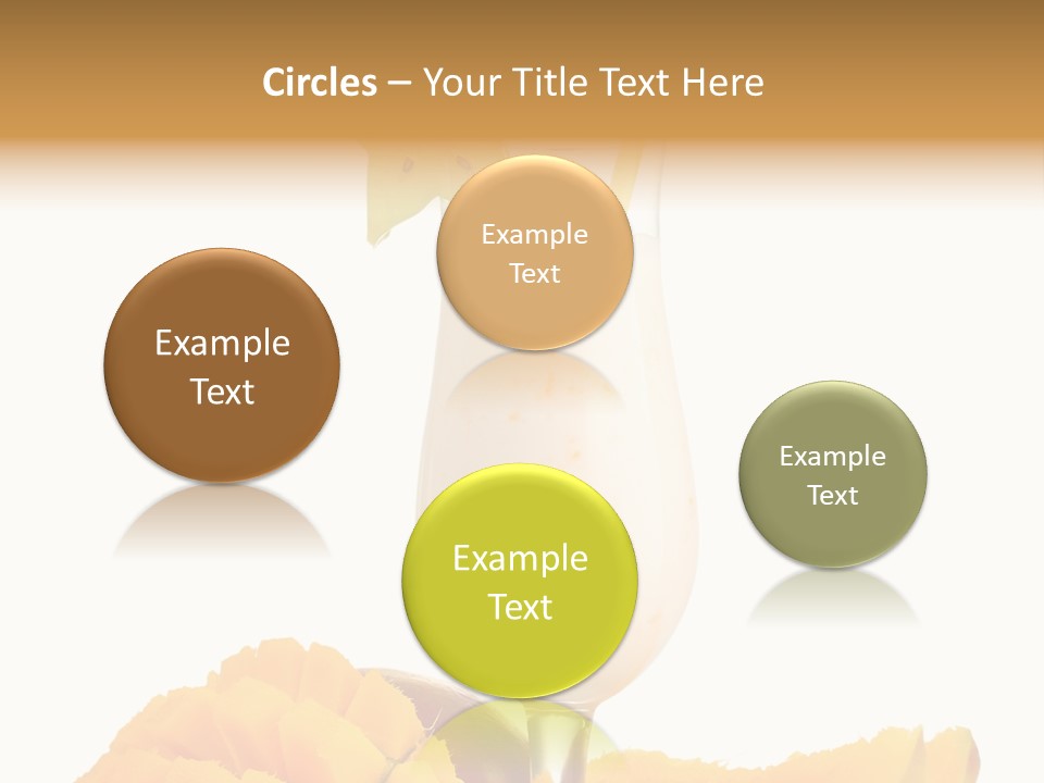 Cocktail Milkshake Smoothie PowerPoint Template