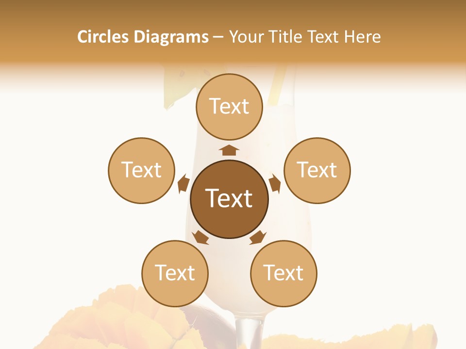 Cocktail Milkshake Smoothie PowerPoint Template