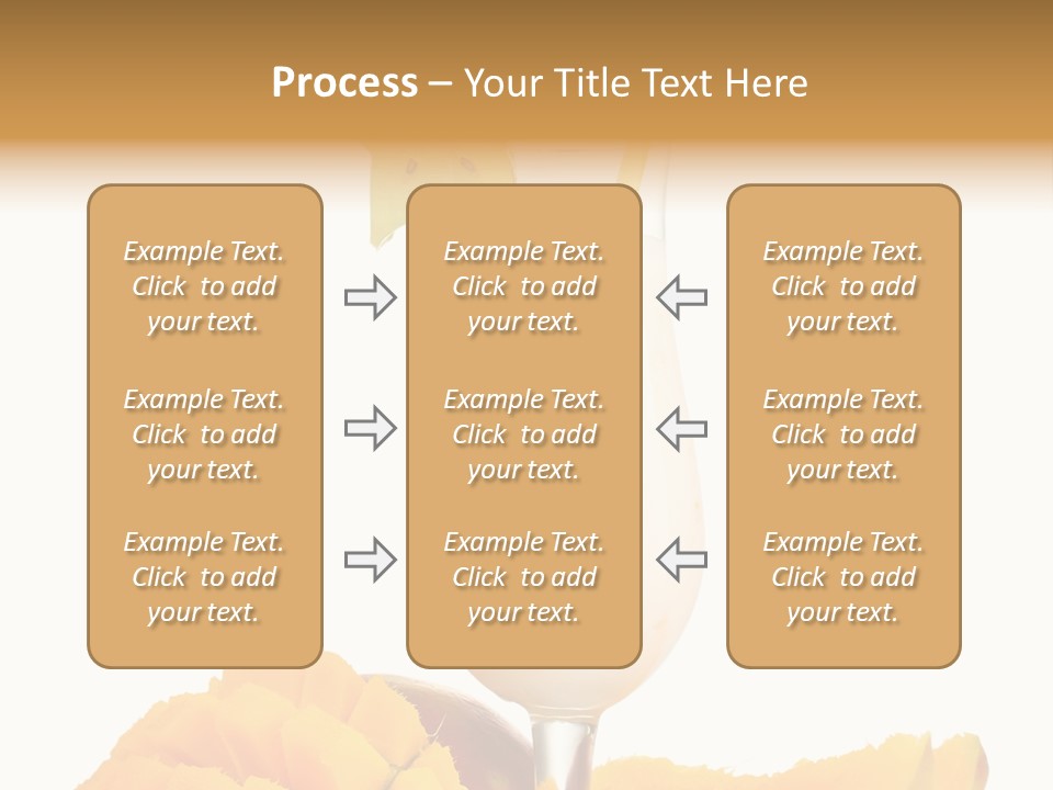 Cocktail Milkshake Smoothie PowerPoint Template