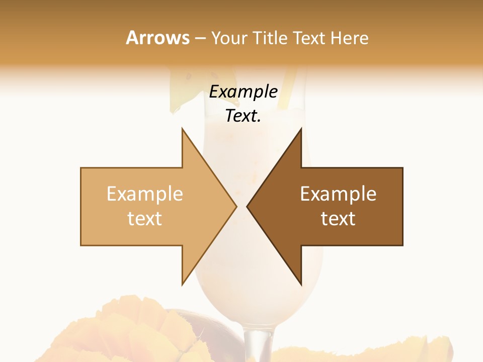 Cocktail Milkshake Smoothie PowerPoint Template
