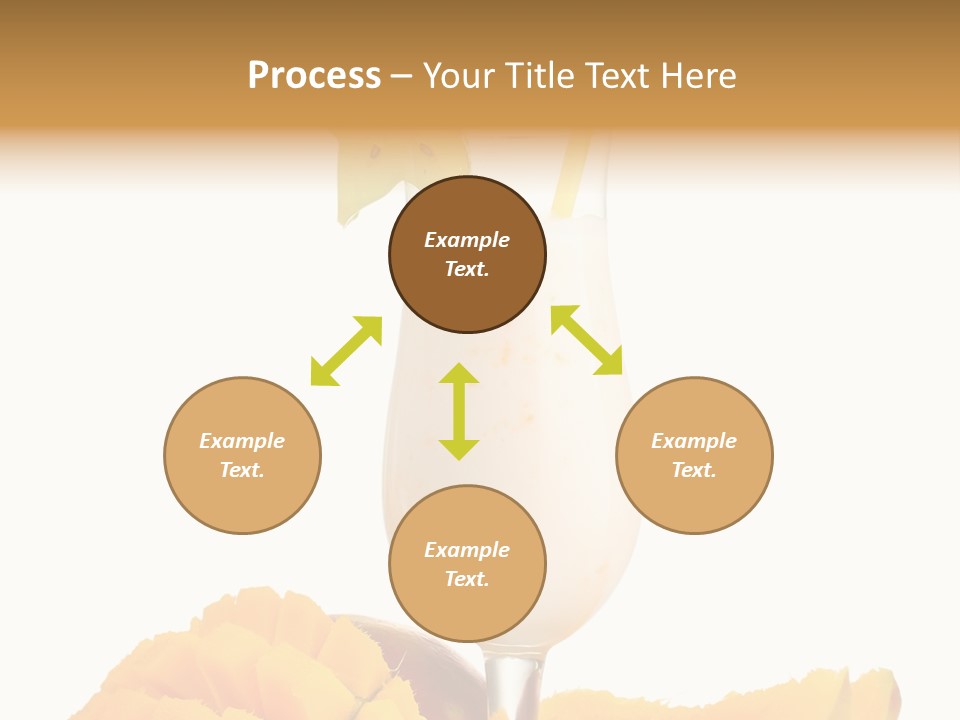 Cocktail Milkshake Smoothie PowerPoint Template