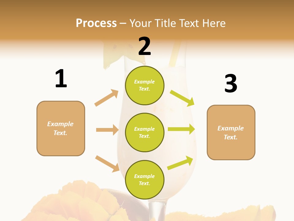Cocktail Milkshake Smoothie PowerPoint Template