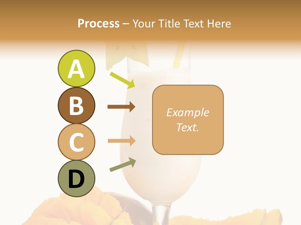 Cocktail Milkshake Smoothie PowerPoint Template