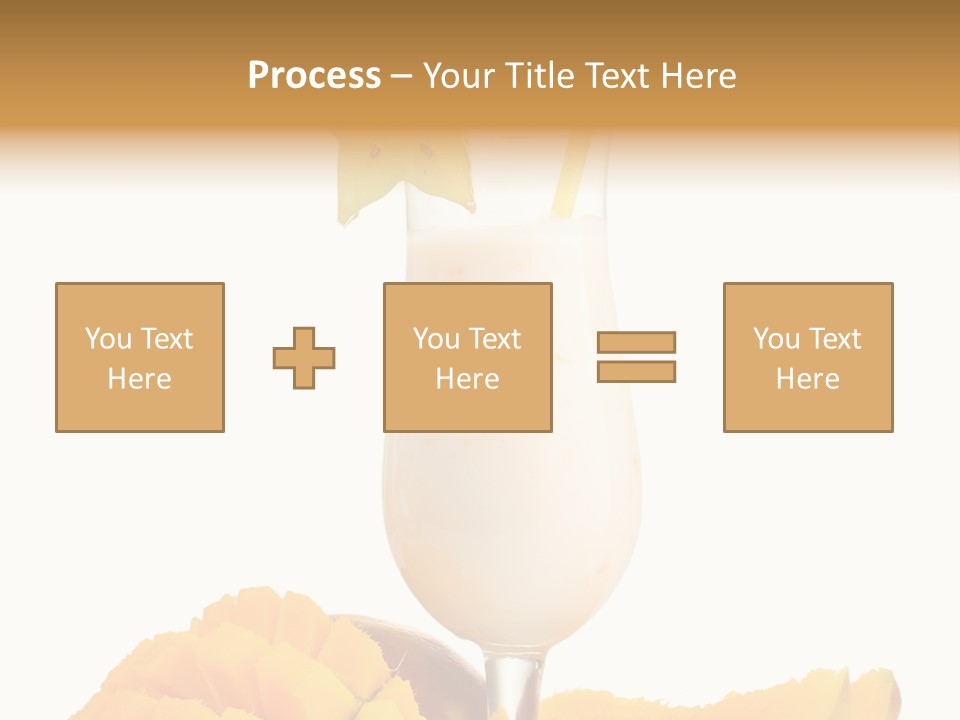 Cocktail Milkshake Smoothie PowerPoint Template