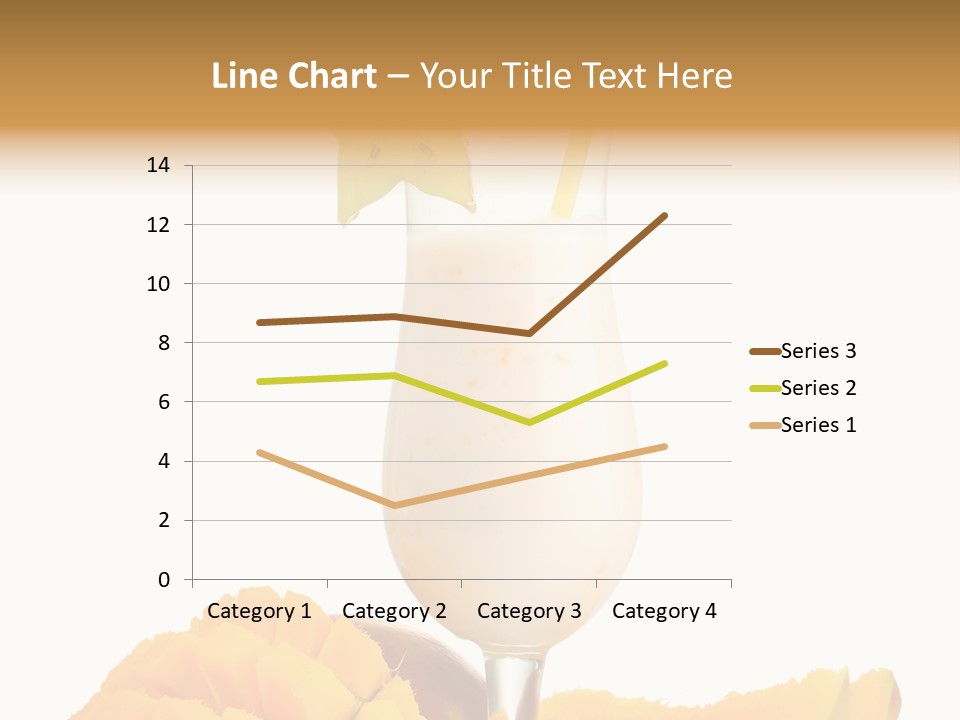 Cocktail Milkshake Smoothie PowerPoint Template