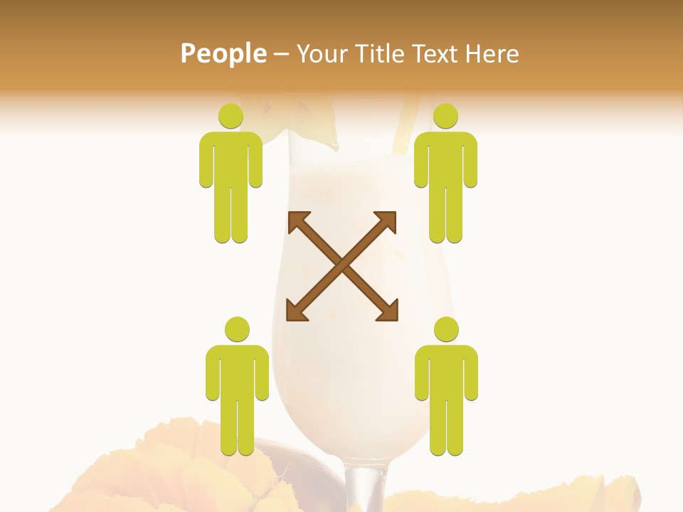 Cocktail Milkshake Smoothie PowerPoint Template