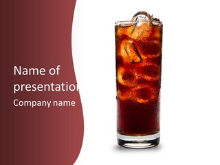 Soft Liquid Beverage PowerPoint Template