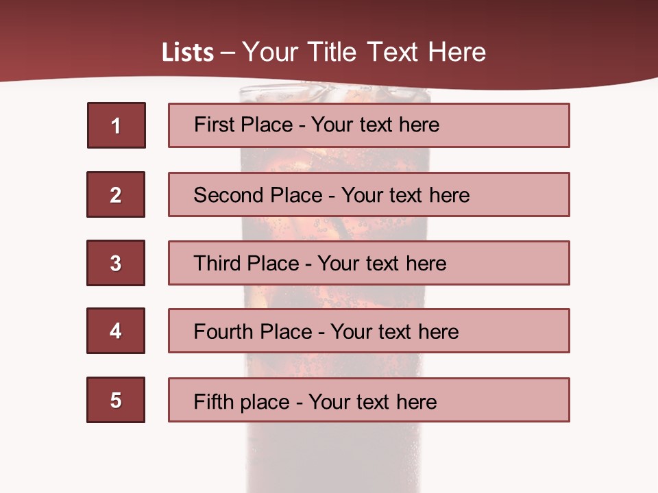 Soft Liquid Beverage PowerPoint Template