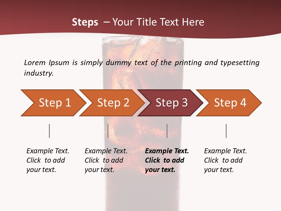 Soft Liquid Beverage PowerPoint Template