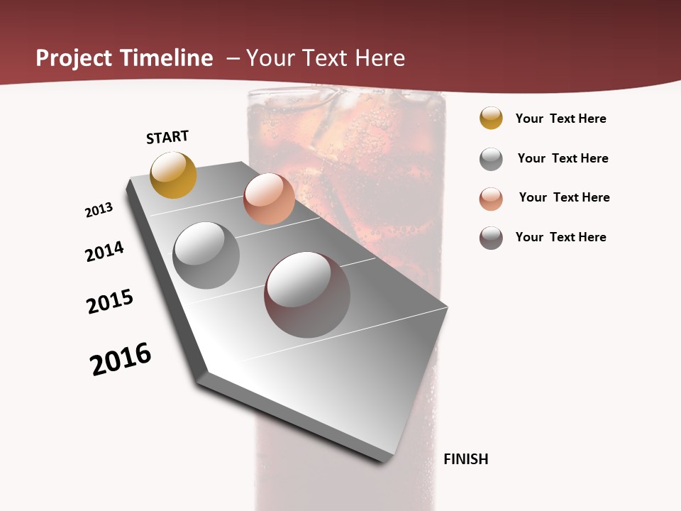 Soft Liquid Beverage PowerPoint Template