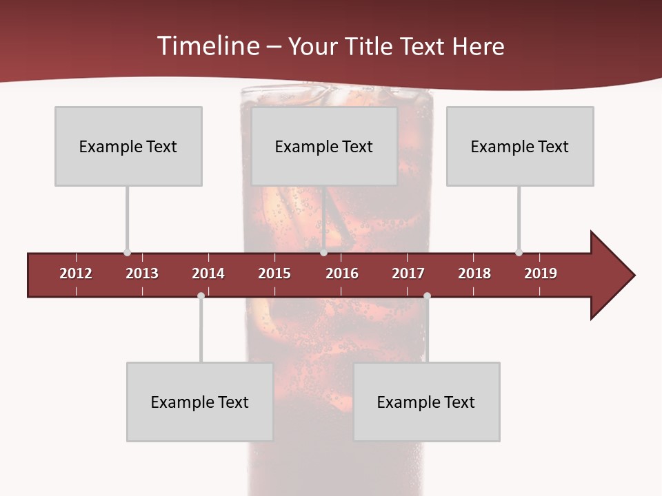 Soft Liquid Beverage PowerPoint Template