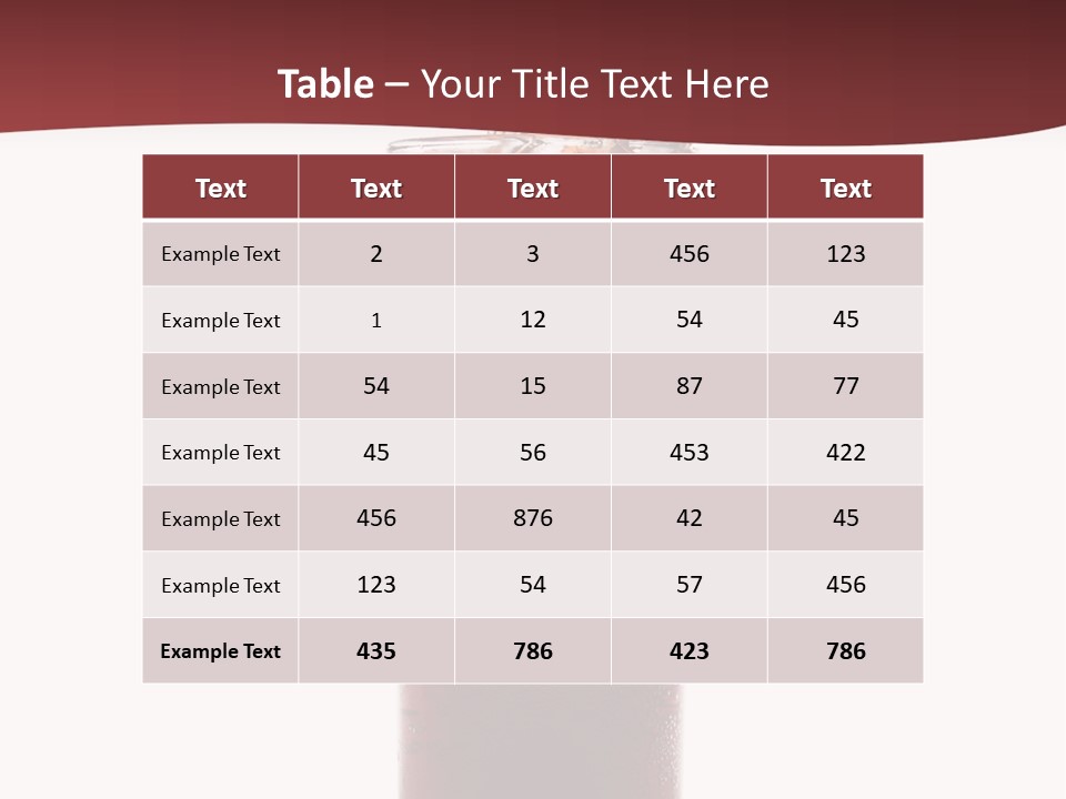 Soft Liquid Beverage PowerPoint Template