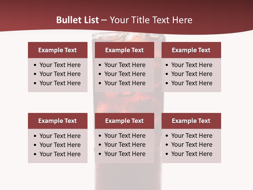 Soft Liquid Beverage PowerPoint Template