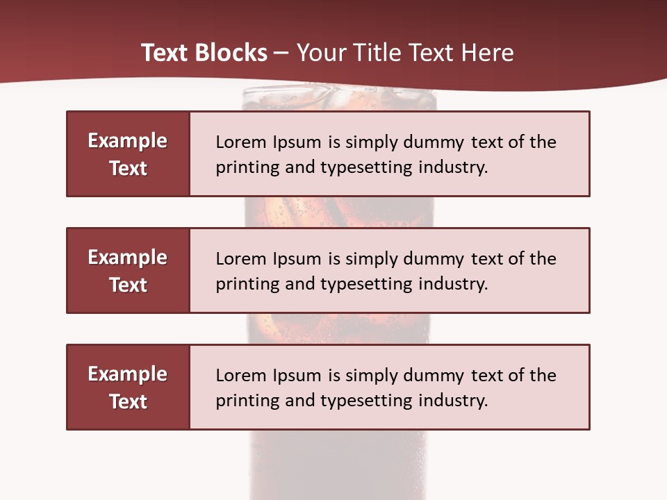 Soft Liquid Beverage PowerPoint Template