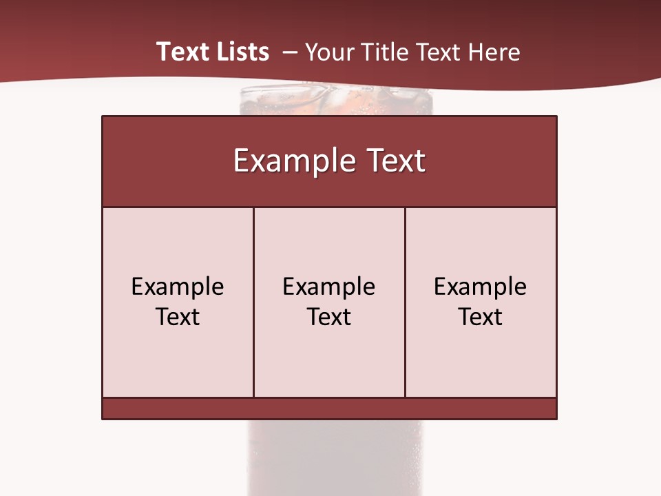 Soft Liquid Beverage PowerPoint Template