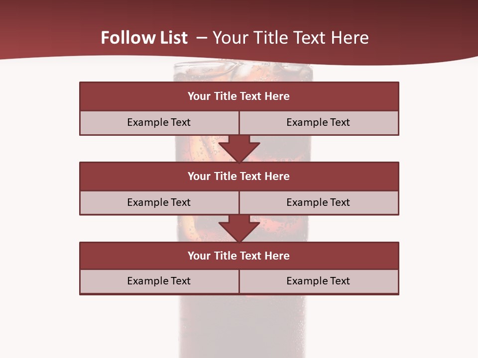 Soft Liquid Beverage PowerPoint Template