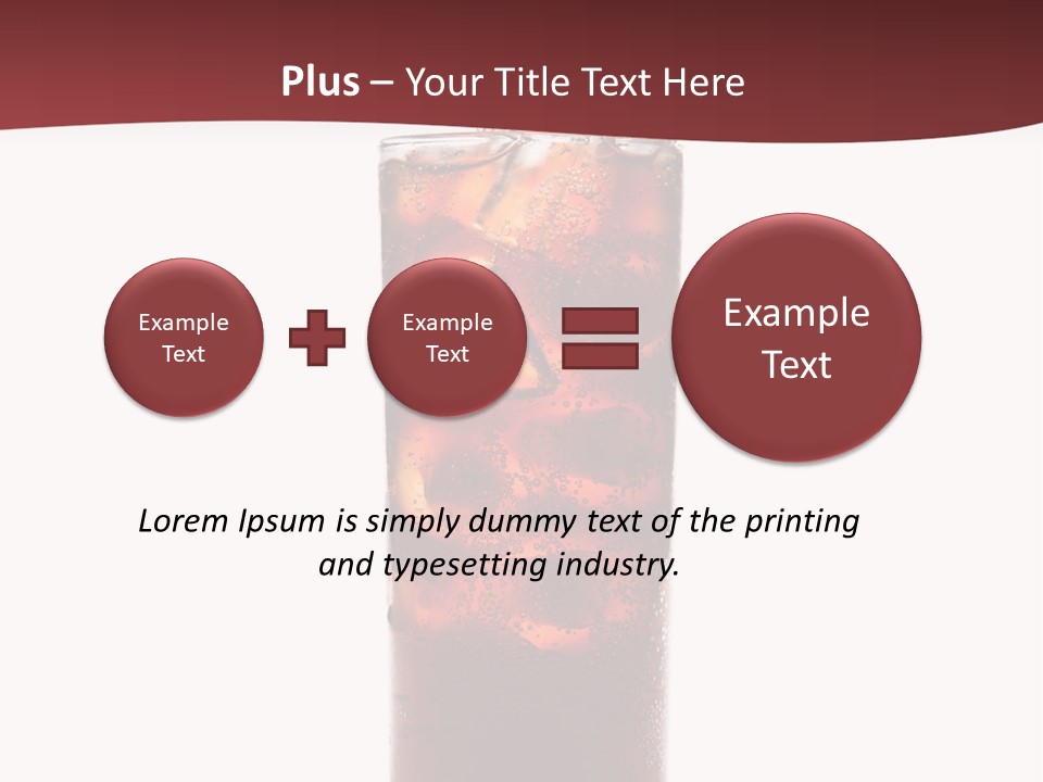 Soft Liquid Beverage PowerPoint Template