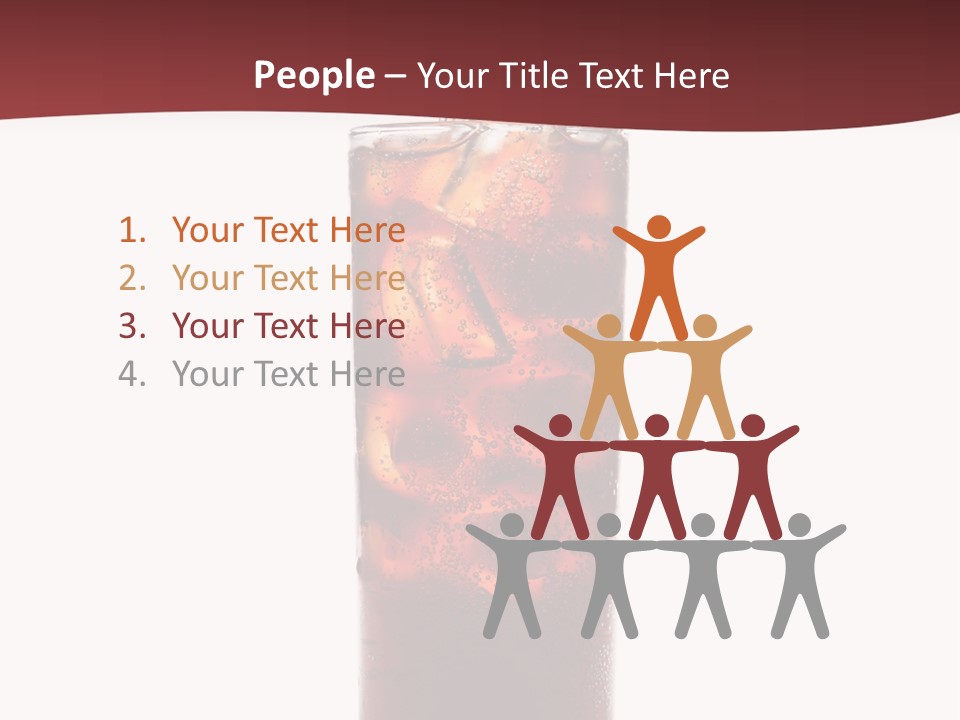 Soft Liquid Beverage PowerPoint Template