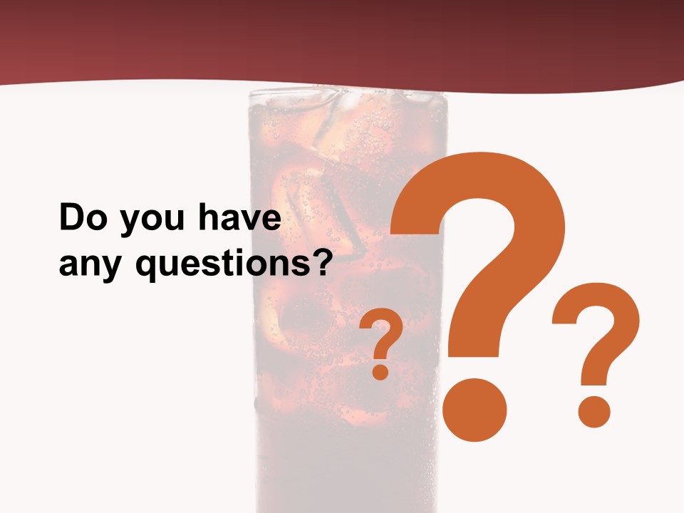 Soft Liquid Beverage PowerPoint Template