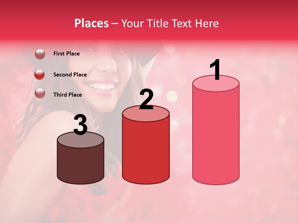 Women Makeup Young PowerPoint Template