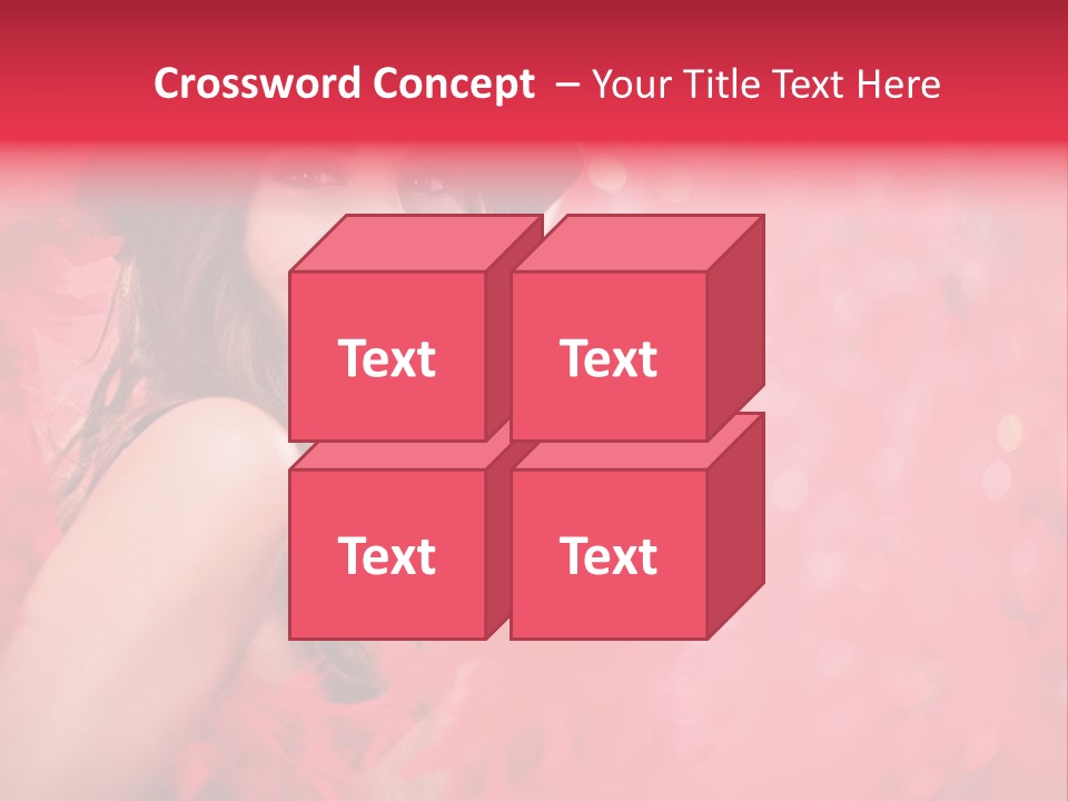 Women Makeup Young PowerPoint Template