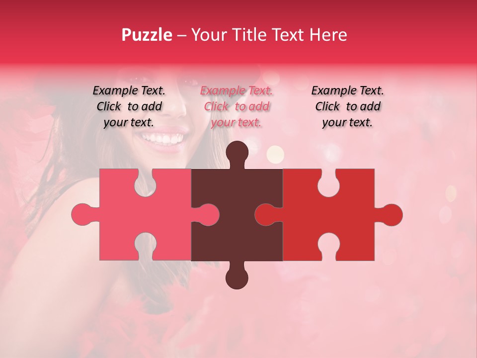 Women Makeup Young PowerPoint Template