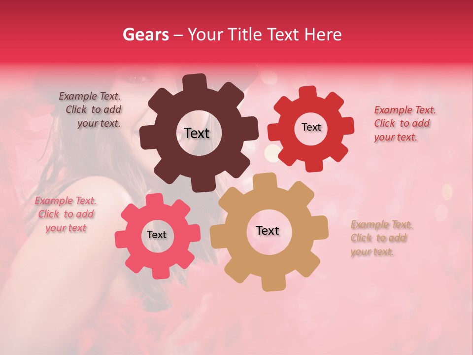 Women Makeup Young PowerPoint Template