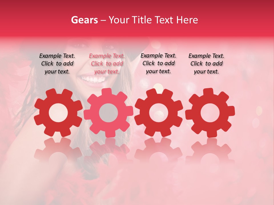 Women Makeup Young PowerPoint Template