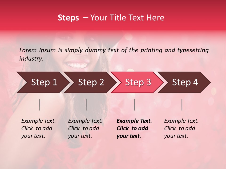 Women Makeup Young PowerPoint Template