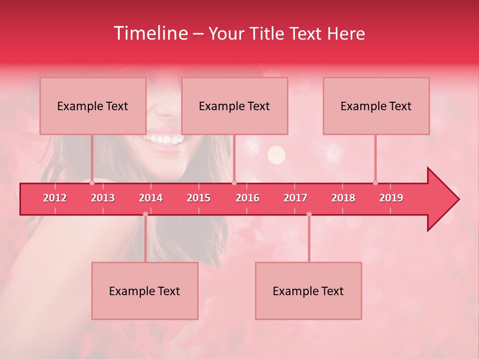 Women Makeup Young PowerPoint Template