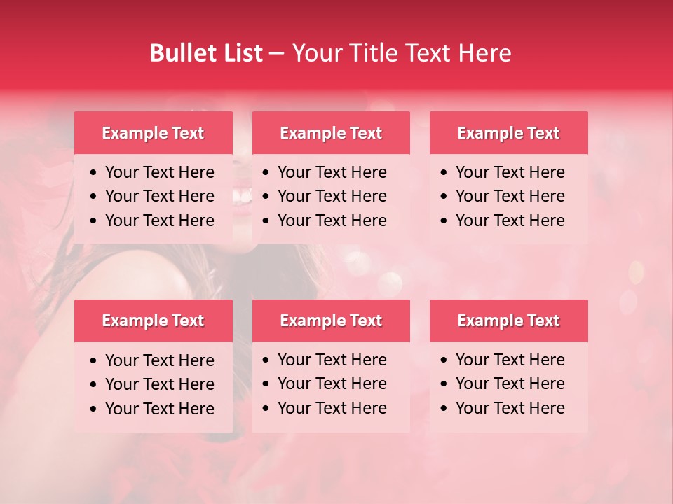 Women Makeup Young PowerPoint Template