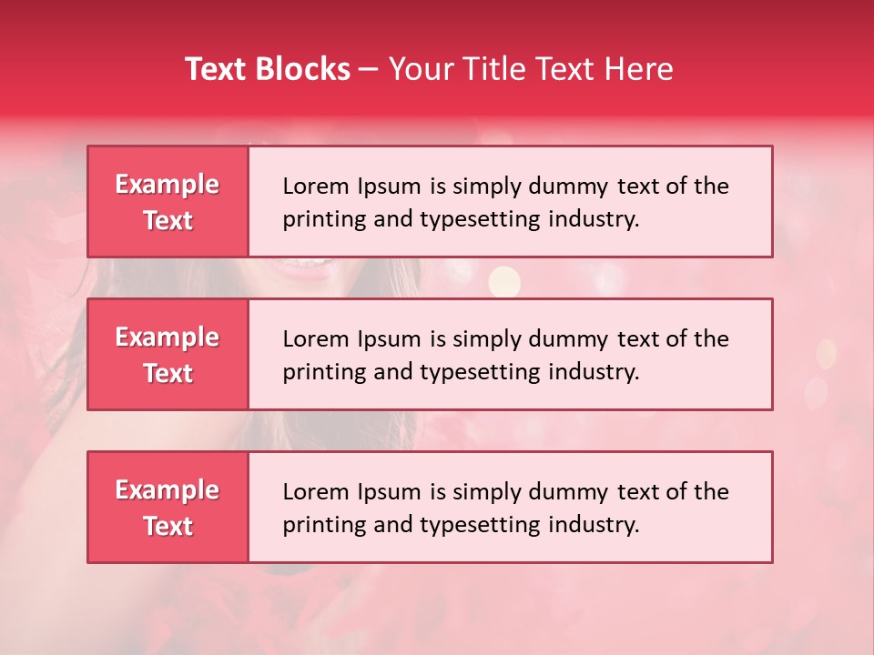 Women Makeup Young PowerPoint Template