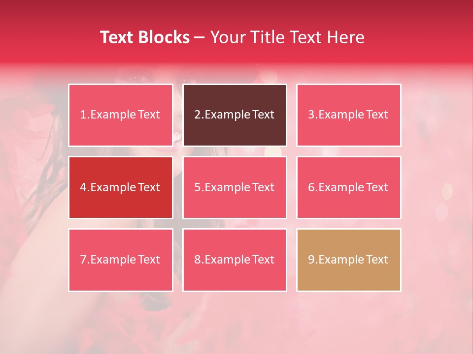 Women Makeup Young PowerPoint Template