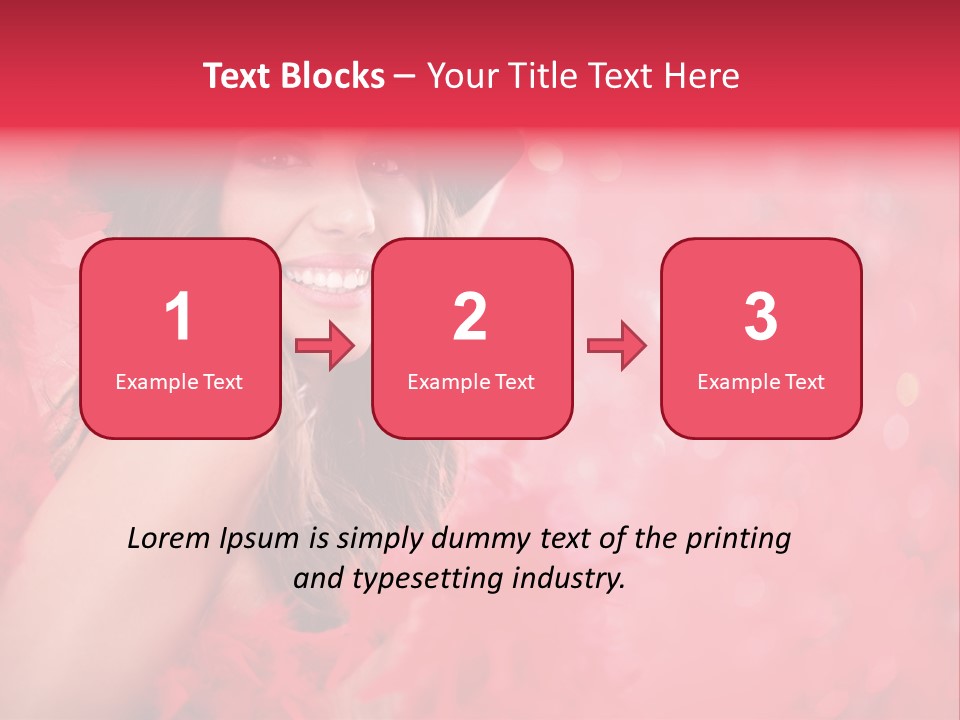 Women Makeup Young PowerPoint Template