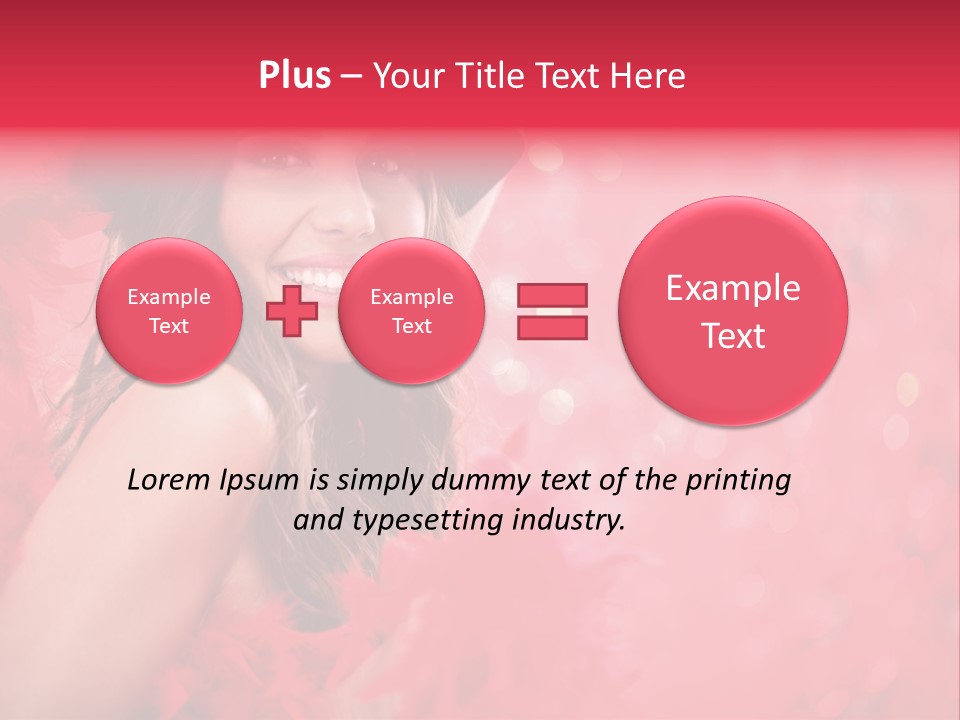 Women Makeup Young PowerPoint Template