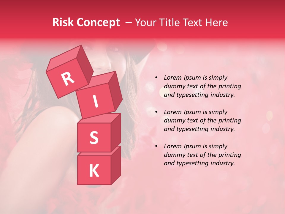 Women Makeup Young PowerPoint Template