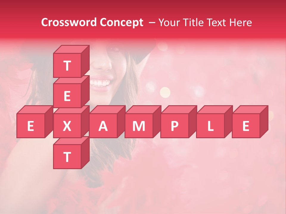 Women Makeup Young PowerPoint Template