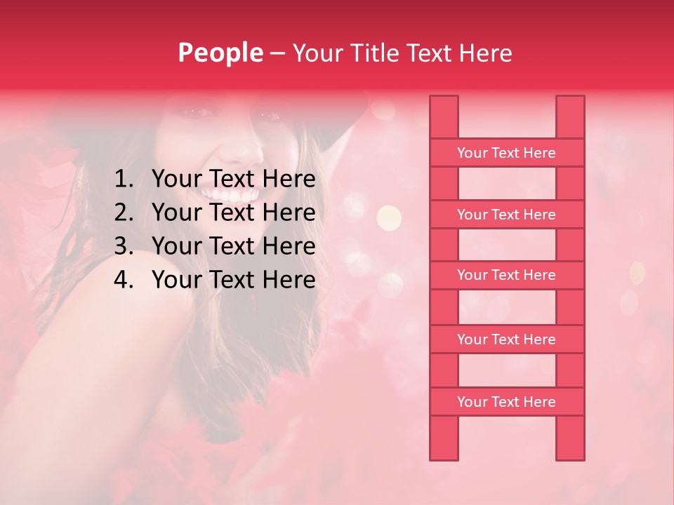 Women Makeup Young PowerPoint Template