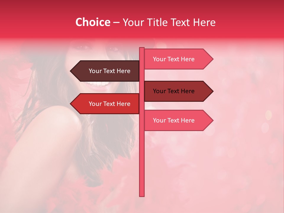 Women Makeup Young PowerPoint Template