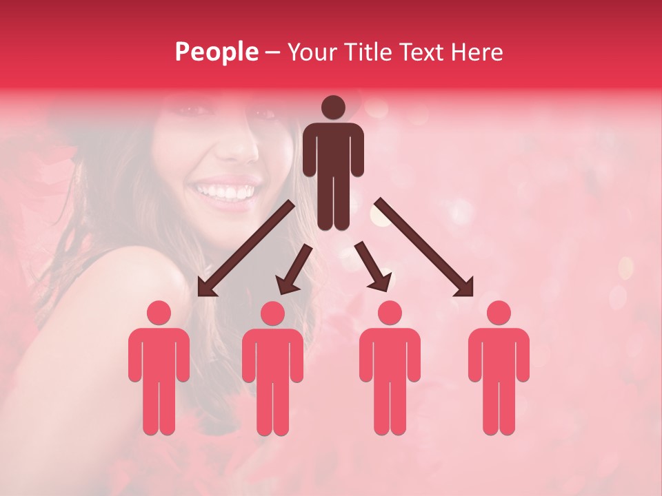 Women Makeup Young PowerPoint Template