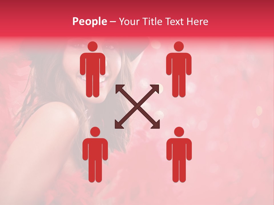 Women Makeup Young PowerPoint Template