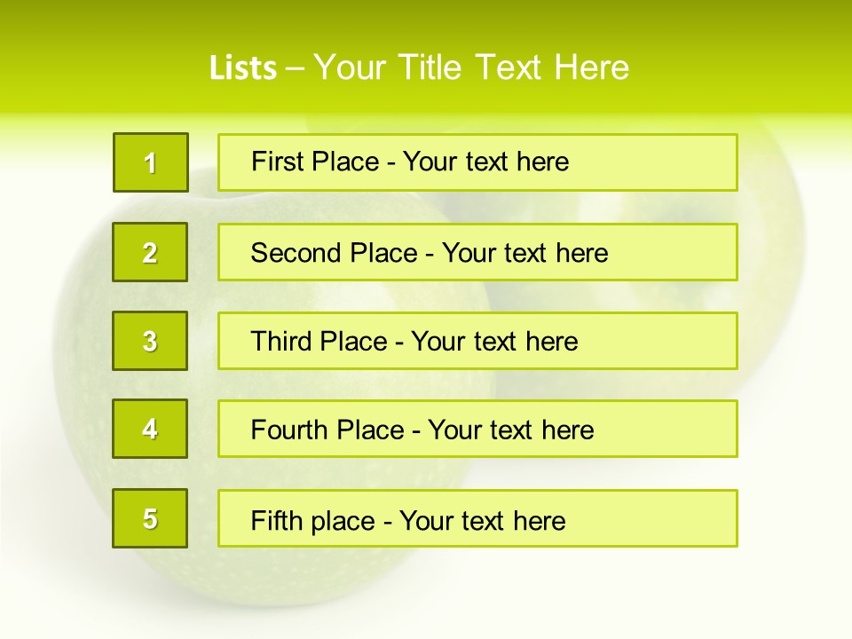 Background Isolated Freshness PowerPoint Template