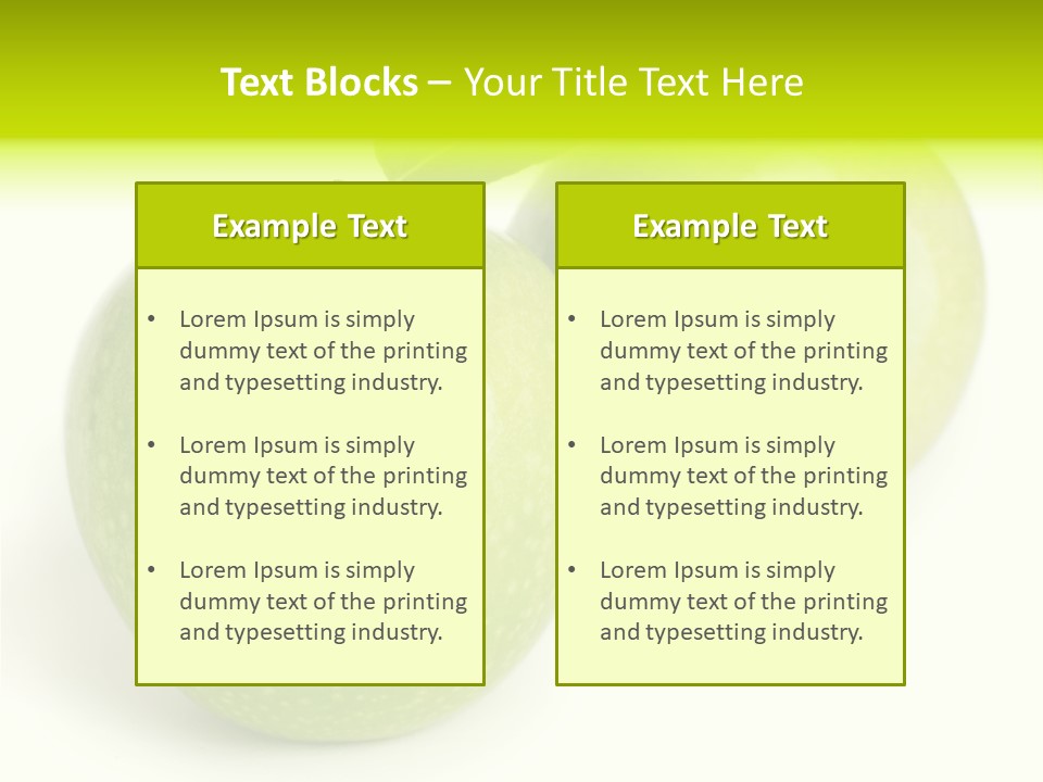 Background Isolated Freshness PowerPoint Template