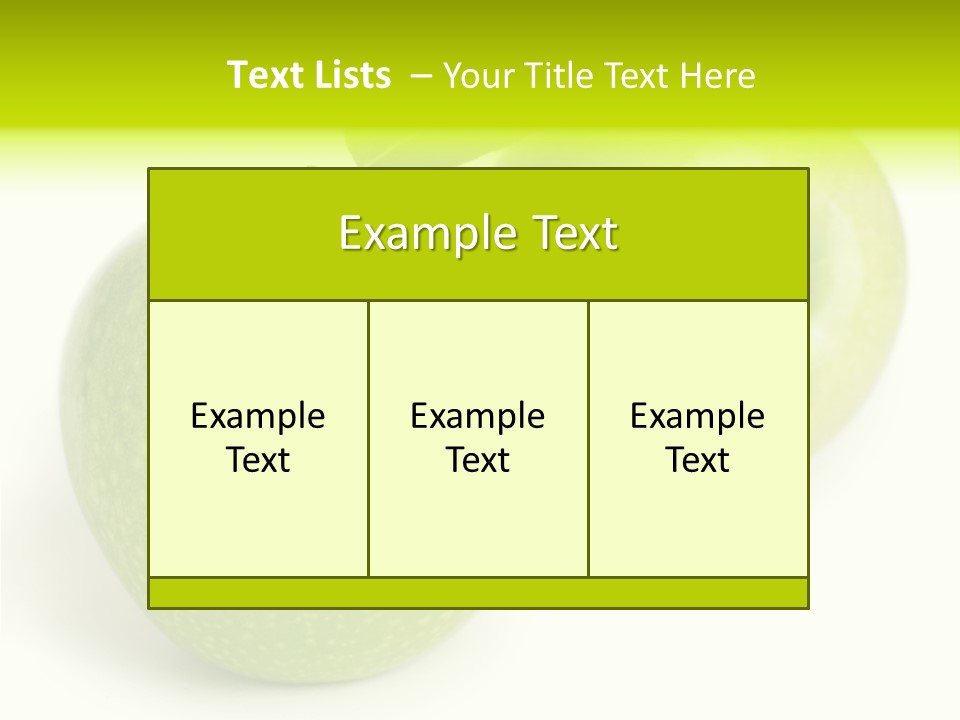 Background Isolated Freshness PowerPoint Template