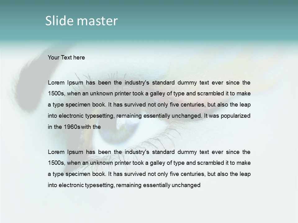 Caucasian Skin Bright PowerPoint Template