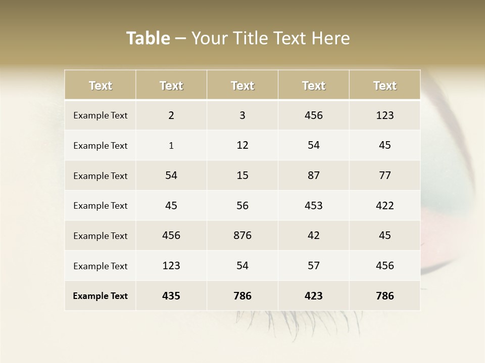 Skin Female Fashion PowerPoint Template