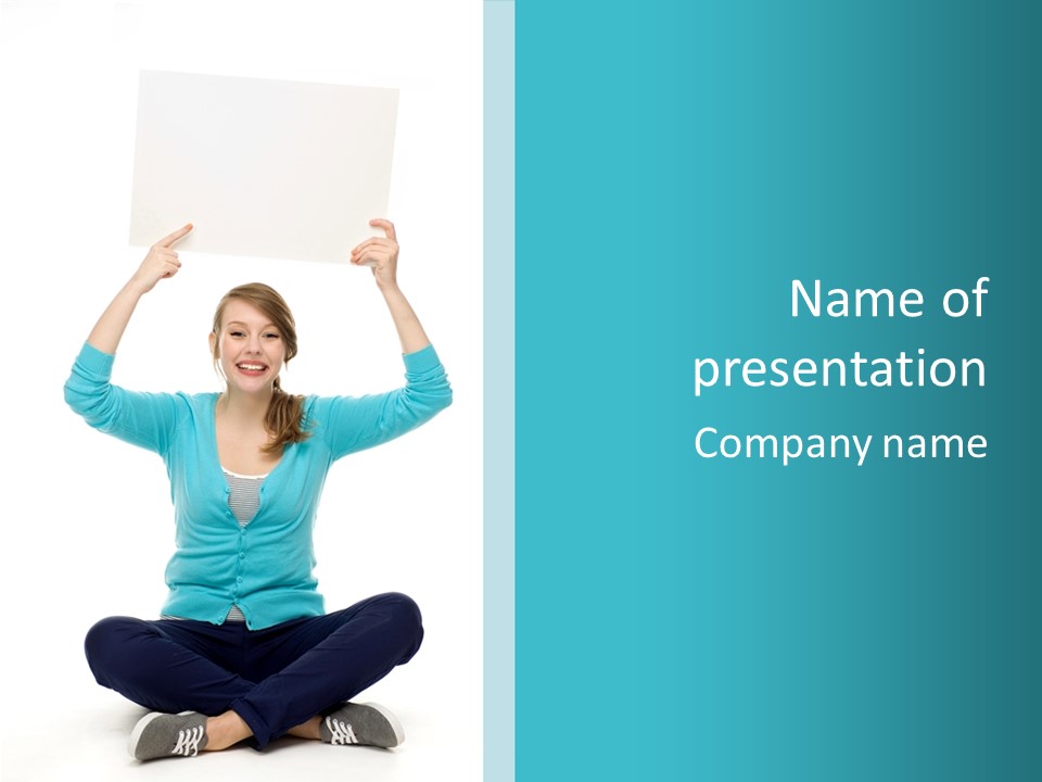 Beautiful Cheerful Card PowerPoint Template